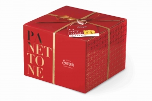 Panettone Classico in Decorative Red Gift Box