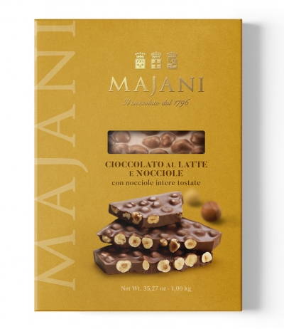 Maxi Snap Collection: Milk Chocolate &amp; Whole Hazelnuts 1Kg