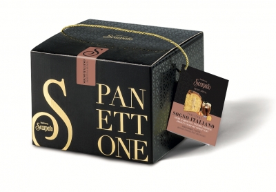 Panettone Italian Dream: Infused in Amaretto Liqueur with Orange Scent Box
