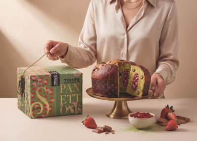 Panettone Matcha, Strawberry &amp; Chocolate