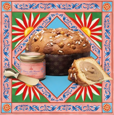 Dolce &amp; Gabbana Collection: Panettone with Sicilian Hazelnuts and Manna Cream