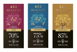 Assorted Bean-to-Bar Mono-Origin Bars 75g