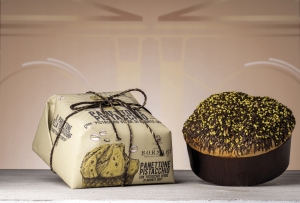 Rustico Collection: Panettone with pistachio cream &amp; chocolate