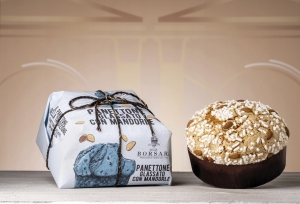 Rustico Collection: Panettone with icing &amp; almonds
