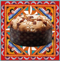 Dolce&Gabbana Collection: Panettone with Raisins Topped with Icing and Sicilian Almonds