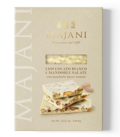 Maxi Snap Collection: White Chocolate &amp; Almonds/Pistachios 1Kg