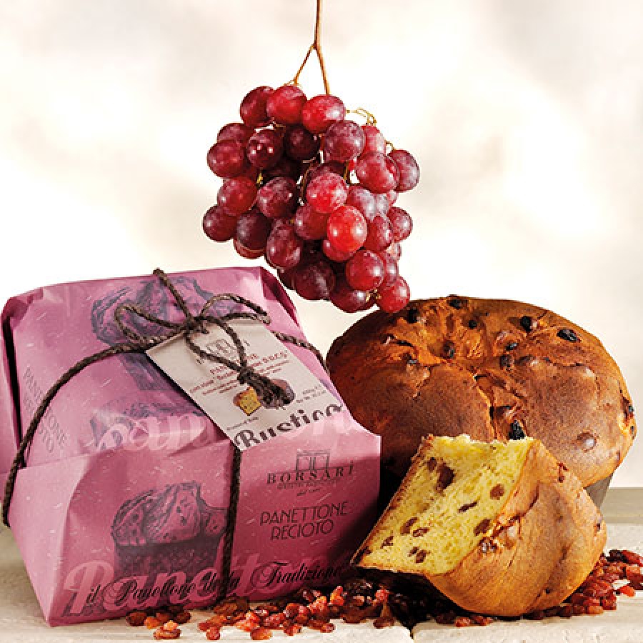 Rustico Collection Panettone with raisins soaked in red wine