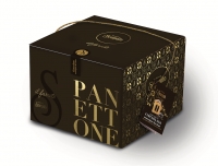 Panettone São Tomé Chocolate Cream, Decorative Gold Sack