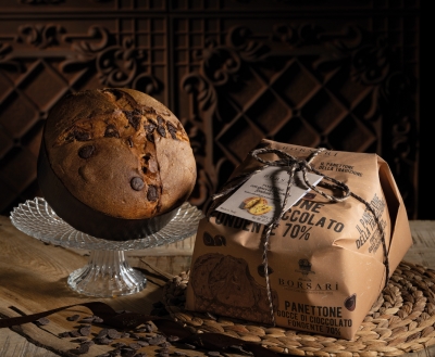 Rustico Collection Panettone with dark chocolate drops