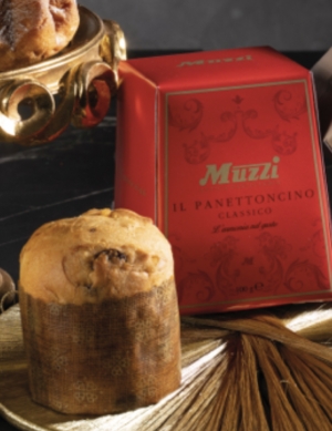 Mini Panettone Classico Elegant Red Gift Box