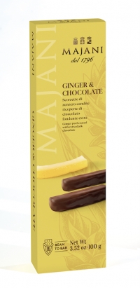 Ginger Slices covered in dark chocolate