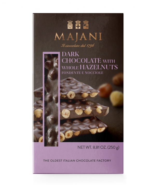 Snap Collection: Dark Chocolate with Whole Hazelnuts