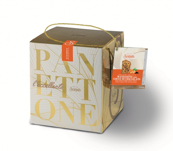 Panettone Tangerine Cream &amp; Dark Chocolate Drops