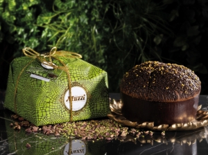 Animalier Collection: Panettone with pistachio &amp; chocolate cream